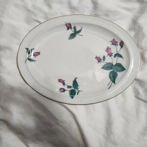 Easterling Bavarian Radiance Pink Rose Oval Platter